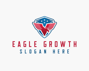 American Eagle Shield logo design