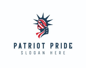 USA Liberty Patriot logo design