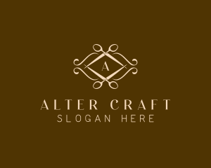 Luxury Artisan Scissors logo design