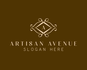 Luxury Artisan Scissors logo design