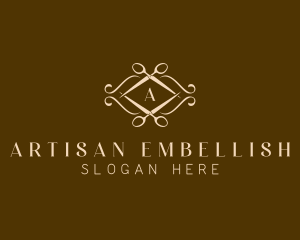 Luxury Artisan Scissors logo design