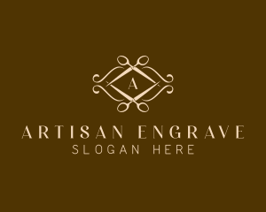 Luxury Artisan Scissors logo design