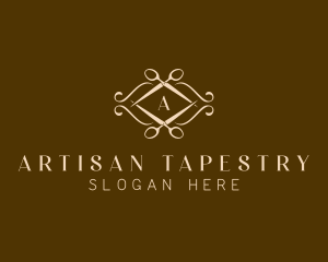 Luxury Artisan Scissors logo design