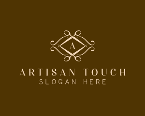 Luxury Artisan Scissors logo design