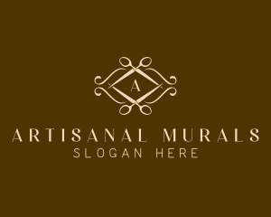 Luxury Artisan Scissors logo design