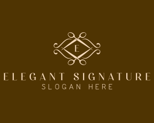 Luxury Artisan Scissors logo design