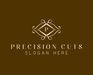 Luxury Artisan Scissors logo design