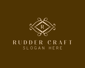 Luxury Artisan Scissors logo design