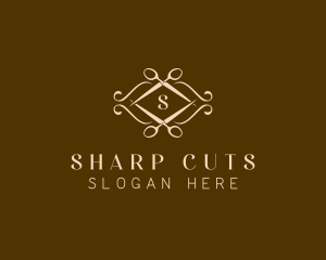 Luxury Artisan Scissors logo design