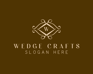 Luxury Artisan Scissors logo design