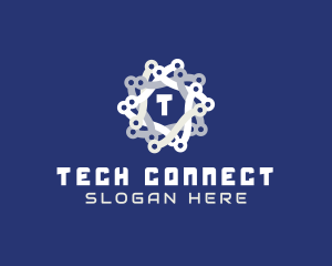 Tech Chain Business logo design