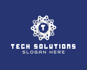 Tech Chain Business logo design