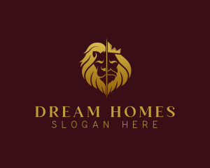 Lion Human King Logo