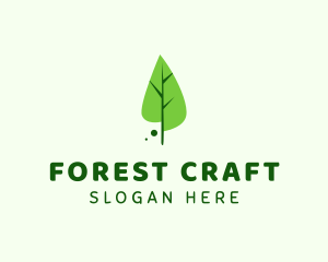 Forest Leaf Park logo design