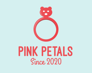 Pink Bear Ring logo design