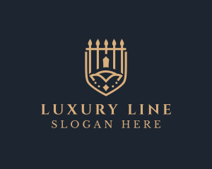 Luxury Gate Shield logo design