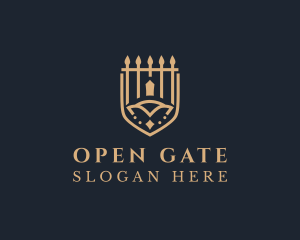 Luxury Gate Shield logo design