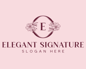 Floral Stylish Boutique logo design