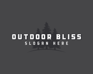 Tree Forest Landscape logo design