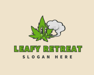 Herbal Marijuana Smoke logo design