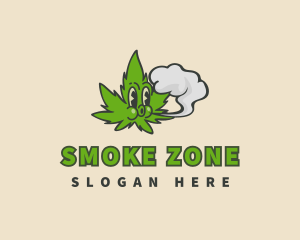 Herbal Marijuana Smoke logo design