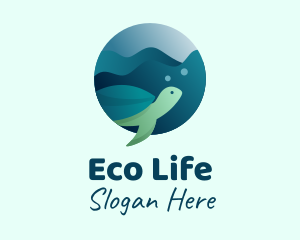 Sea Turtle Conservation logo design