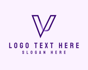 Upscale Professional Firm Letter V logo