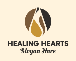 Healing Oil Extract logo design