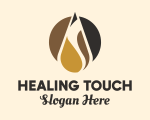 Healing Oil Extract logo design