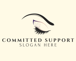 Beauty Makeup Lady logo design