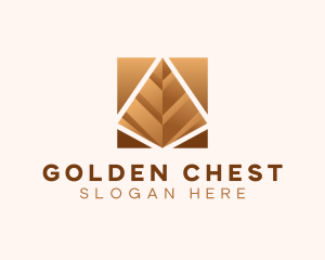 Gold Pyramid Architecture logo design