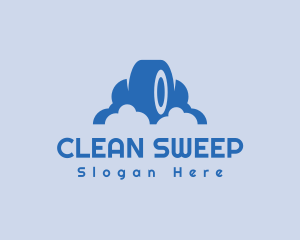 Car Tire Wash Cleaning logo design