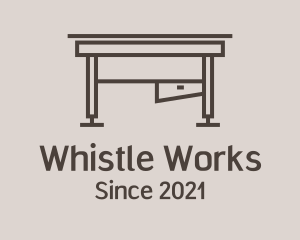 Office Desk Workstation logo design