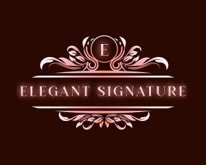 Elegant Floral Decor logo design