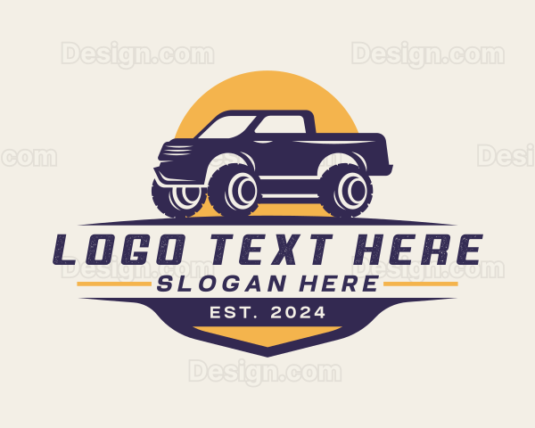 Pickup Truck Automotive Logo