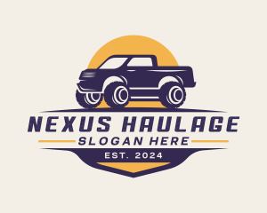 Pickup Truck Automotive logo design