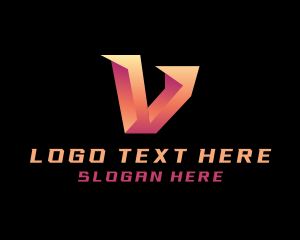 Generic Gaming Letter V logo