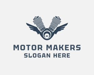 Motor Engine Wings logo