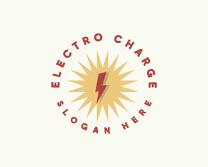 Power Thunder Electricity logo design