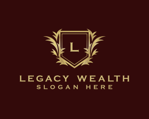 Premium Shield Luxury logo design