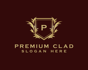 Premium Shield Luxury logo design