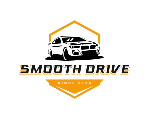 Sedan Car Driving logo design