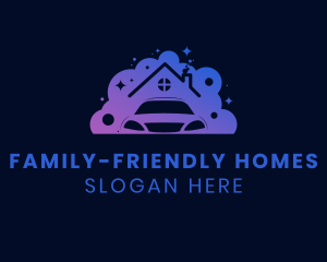 Residence Home Cleaning logo design