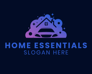 Residence Home Cleaning logo design