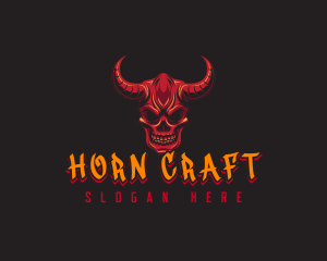 Demon Skull Horn logo