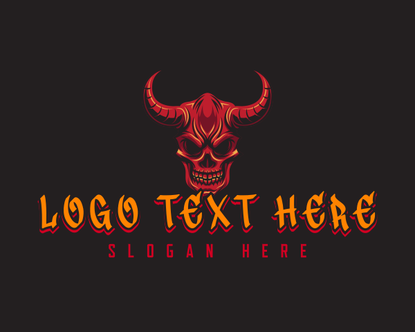 Demon Skull Horn logo