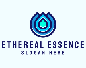 Water Droplet Wash logo design