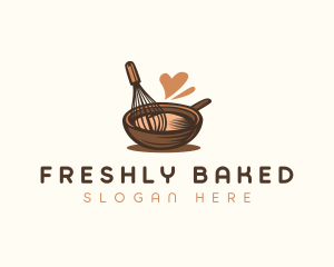 Whisk Bakery Pot logo design