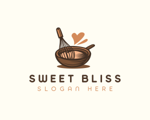 Whisk Bakery Pot logo design