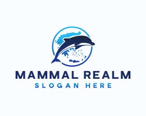 Greece Dolphin Mammal logo
